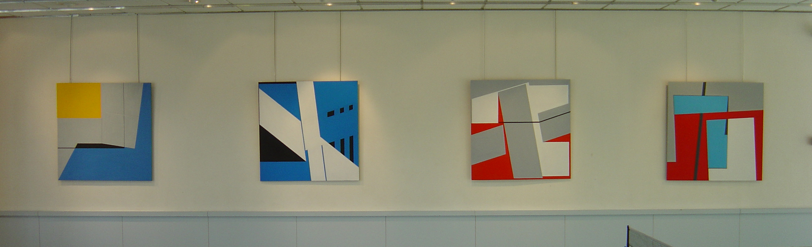 Peinture en exposition à Besançon en 2006